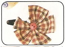 Flor de fuxico quadrada