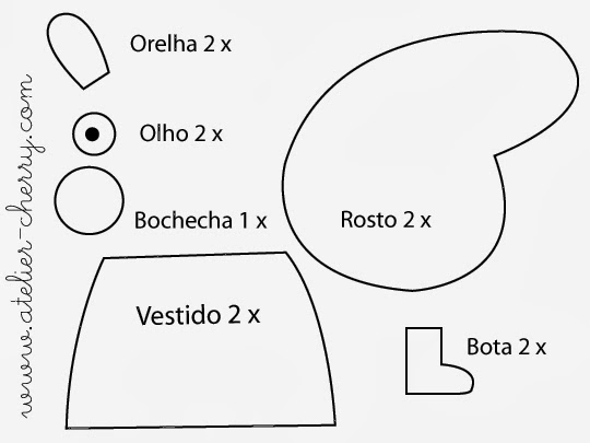 molde peppa pig : Revista Artesanato