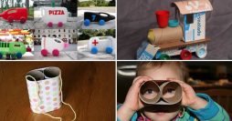 Ideias para fazer brinquedos reciclados para as crianças