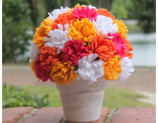 Vaso de flores em feltro – Lindo e fácil