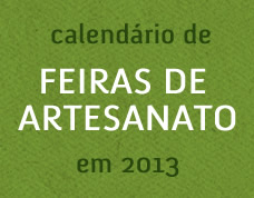 Calendário de feiras de Artesanato em 2013