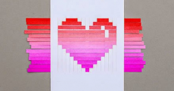 Como Fazer Cartão para Namorada em Formato de Coração