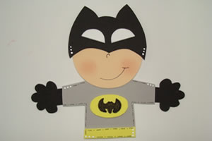Batman em EVA para festa infantil – passo a passo