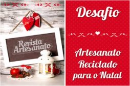 Desafio – artesanato reciclado para o Natal