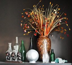 Vaso diferente para decorar a sua casa utilizando moedas