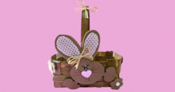 Cesta de Chocolates Artesanal Para a Páscoa: Passo a Passo com Molde Grátis