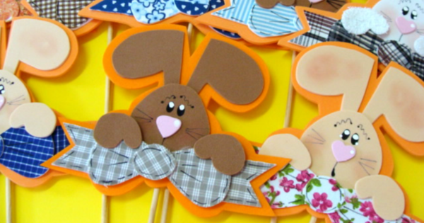 Enfeite de Páscoa Artesanal: Aprenda a Fazer um Coelho em EVA