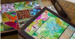 Curso de Mosaico com Vidros Pintados à mão