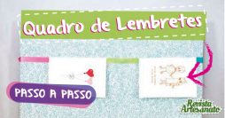 Como Fazer Quadro de Lembretes Passo a Passo