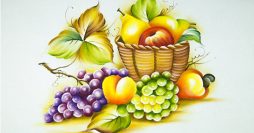 Como Pintar Frutas em Tecido