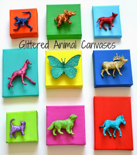 decoração para quarto infantil - quadrinhos com animais