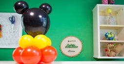 Decoração com Balões para Festa do Mickey