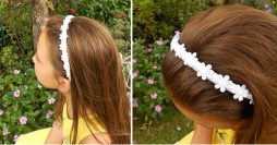 Como Fazer Tiara de Cabelo com Passamanaria