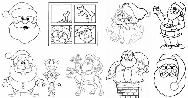 45 Moldes de Papai Noel Para Imprimir e Usar | Revista Artesanato 45 Moldes de Papai Noel Para Imprimir e Usar | Revista Artesanato