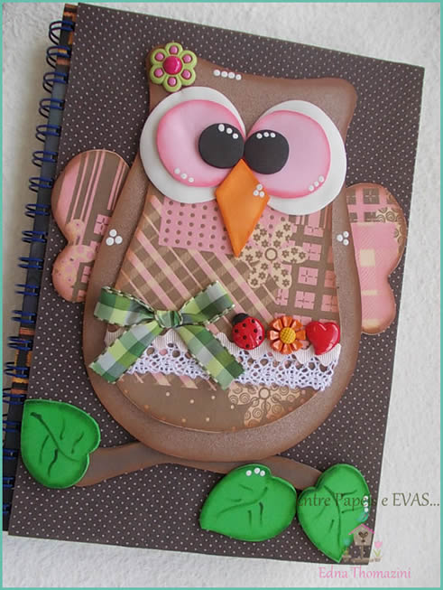 caderno-decorado-eva-coruja-marrom