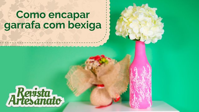 garrafa decorada com bexiga