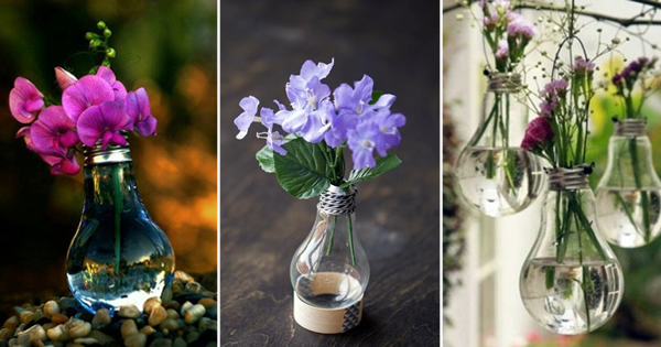 Transforme Lâmpadas em Vasos para Varanda – Passo a Passo
