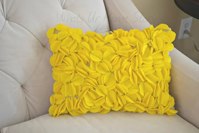 almofadas personalizadas com feltro