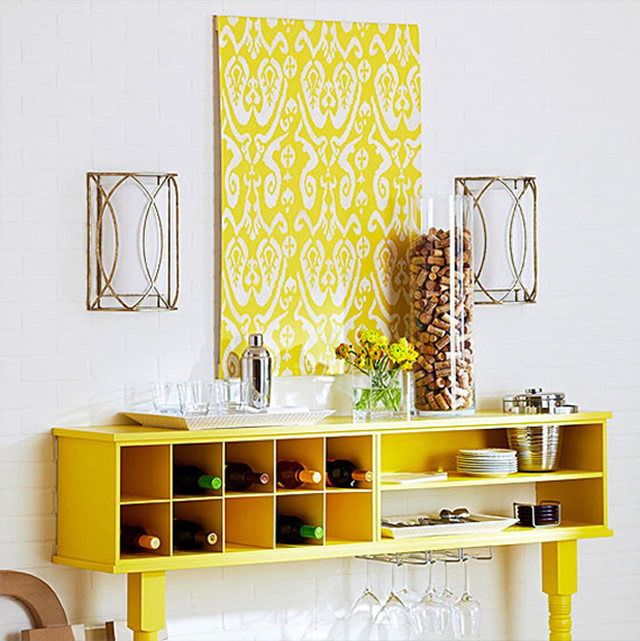 decoração com tecido