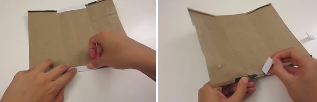 carteira de papelão