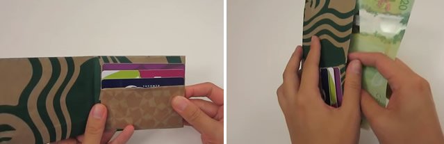carteira de papel para imprimir