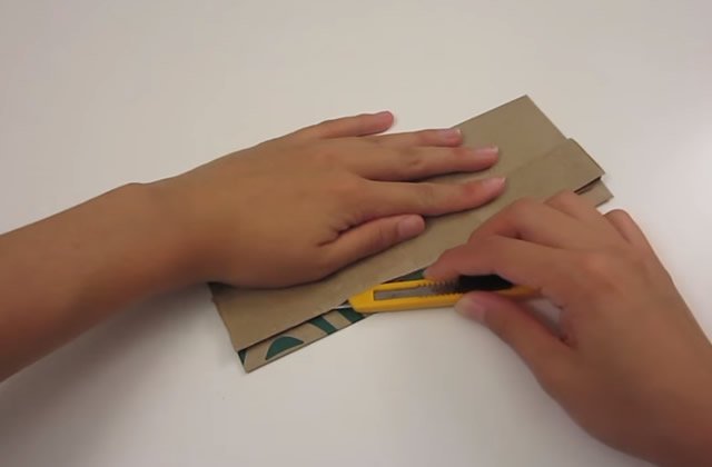 como fazer carteira de papel dobrado