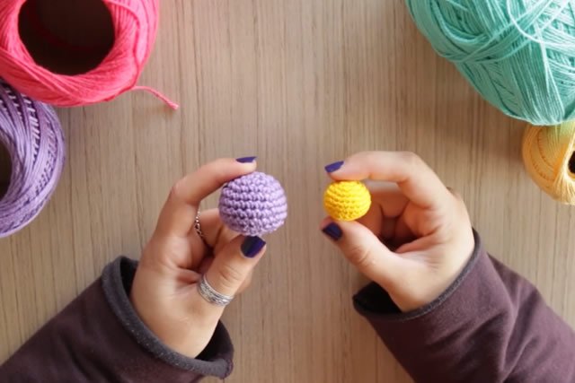 pontos de crochê para amigurumi