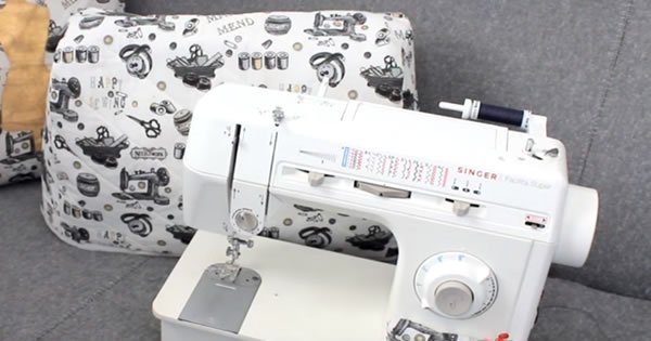 como fazer capa para máquina de costura