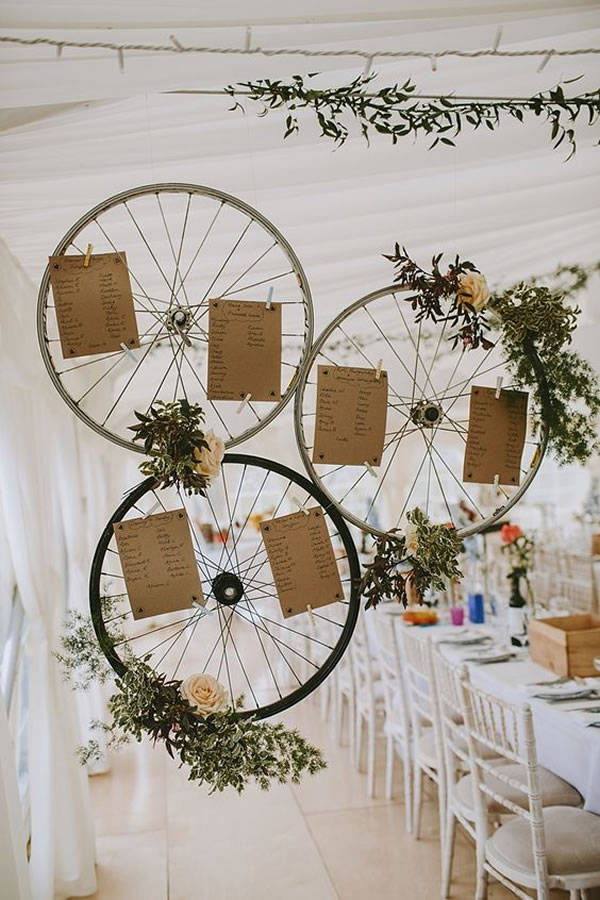 artesanato com reciclagem roda de bicicleta
