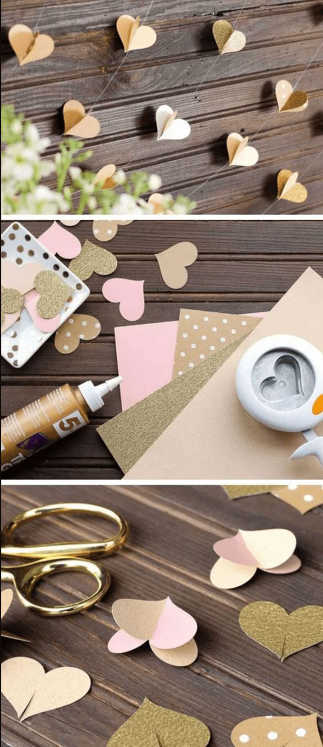 decoração para bodas de papel