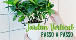 como fazer jardim vertical