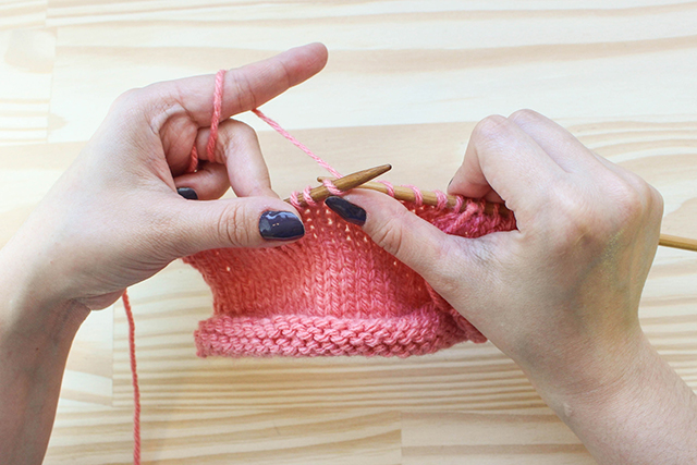 como fazer tricô
