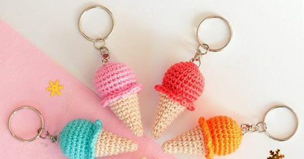 19 Chaveiros de Crochê para Fazer e Vender