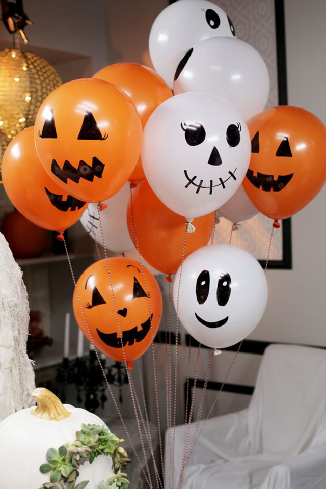 como fazer decoração de halloween