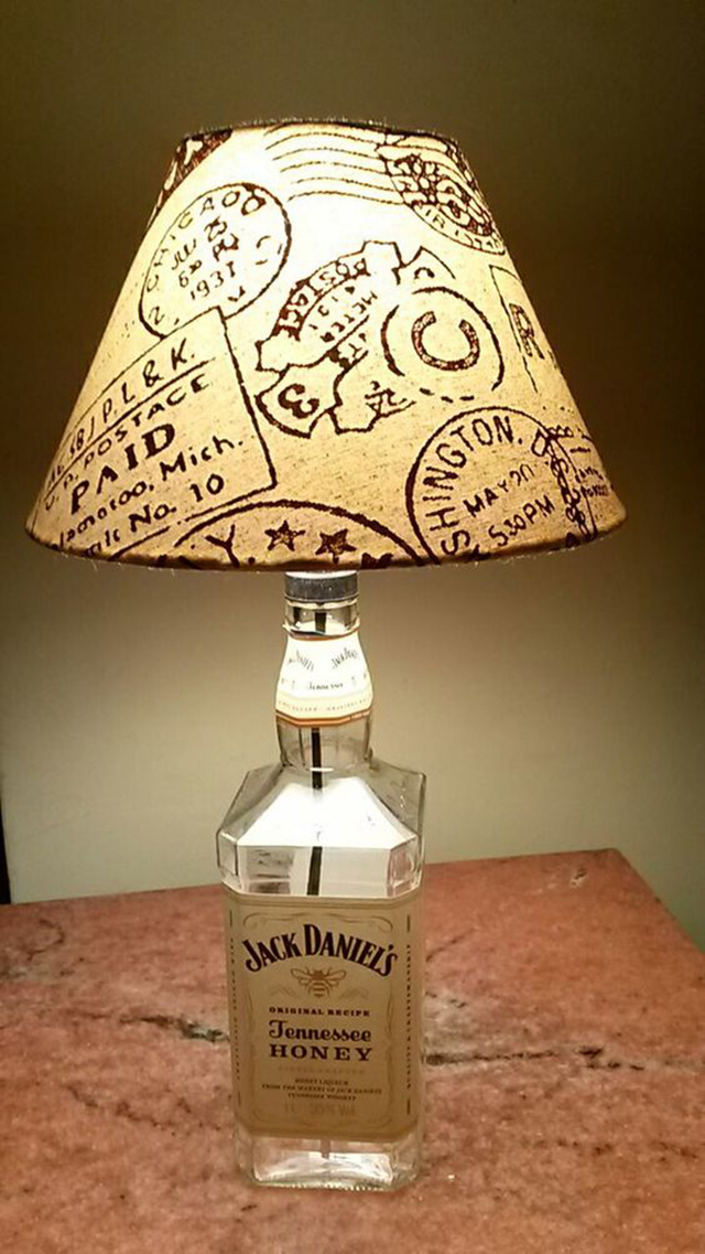 luminárias criativas garrafa