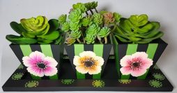 Artesanato em MDF – Aprenda como Pintar Lindos Vasos de Flores