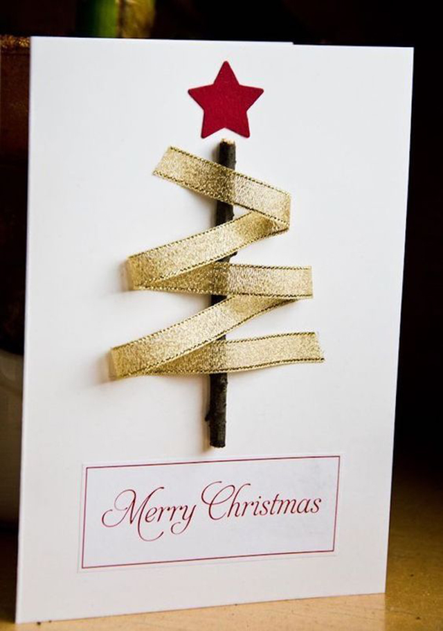 cartao de natal artesanal