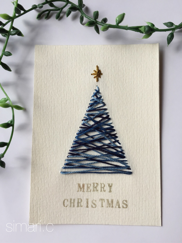 como fazer postais de natal com material reciclado