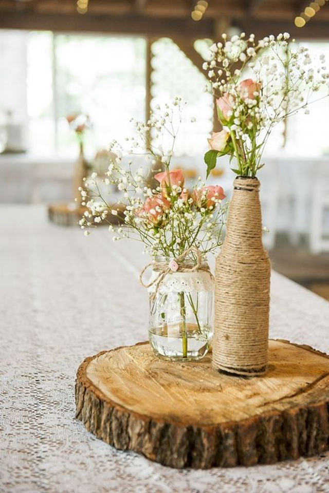 enfeite de mesa para casamento