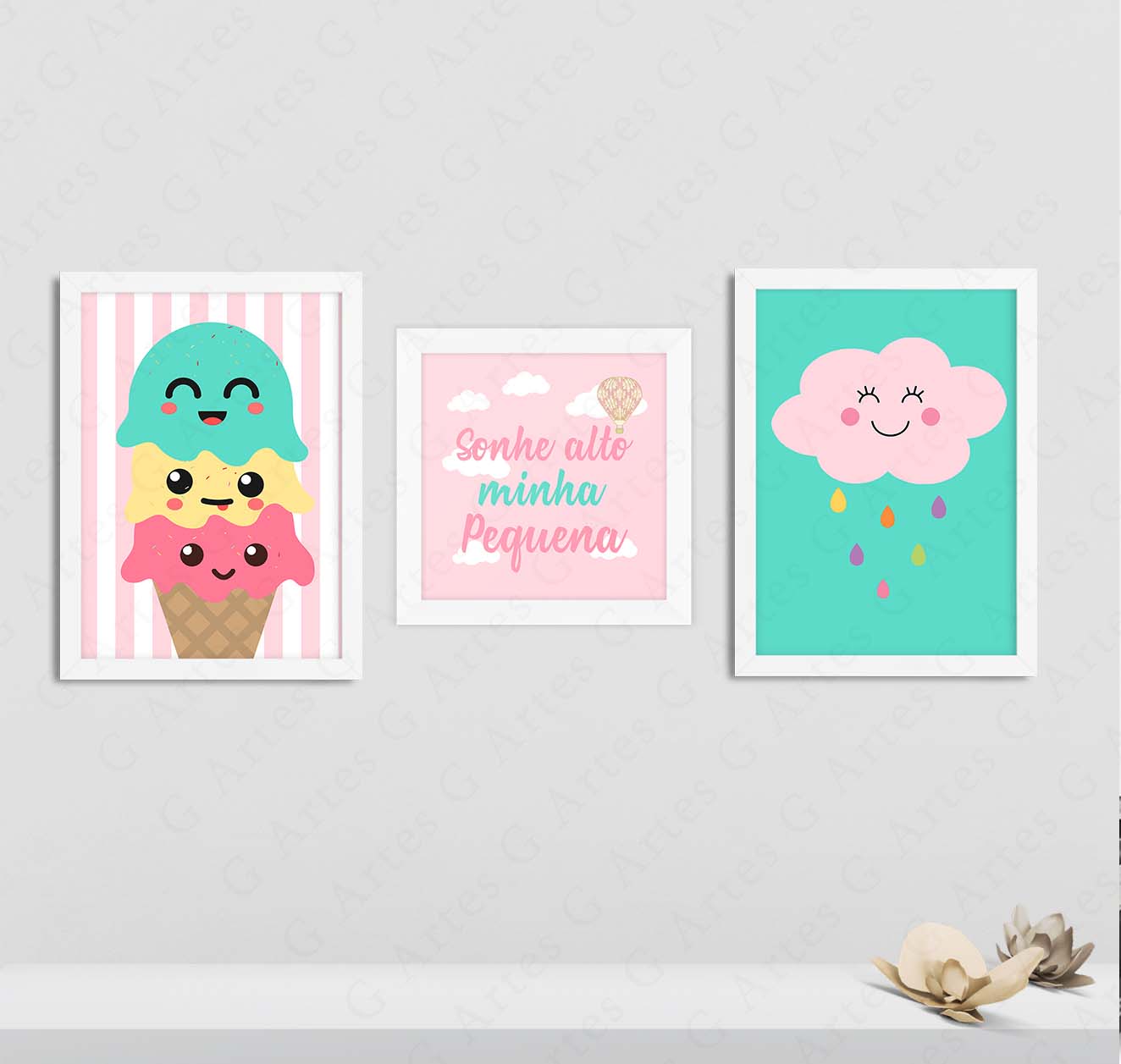 quadros para quarto de bebê