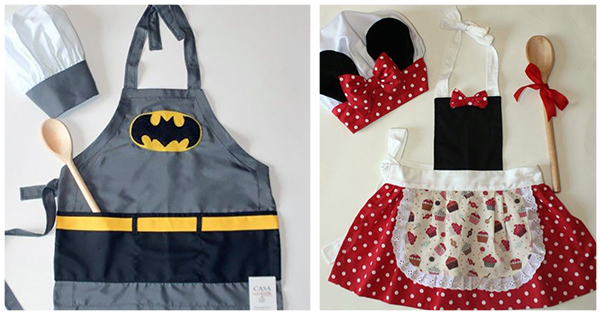 17 Modelos de Avental Infantil com Passo a Passo e Molde Grátis