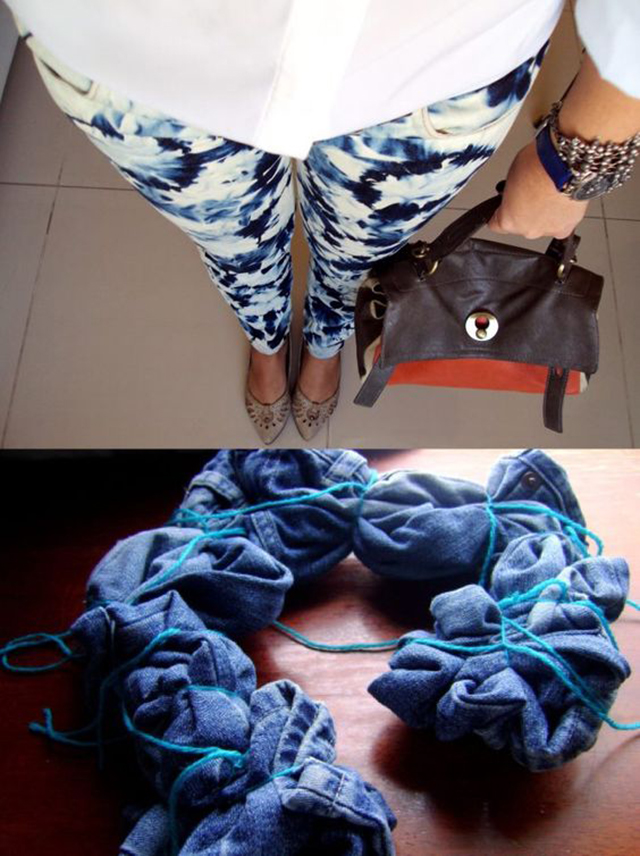 Tie Dye com calça jeans