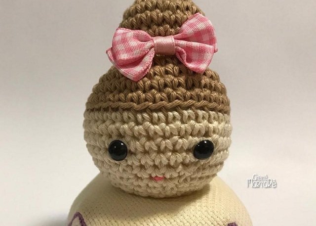 cabelo para amigurumi