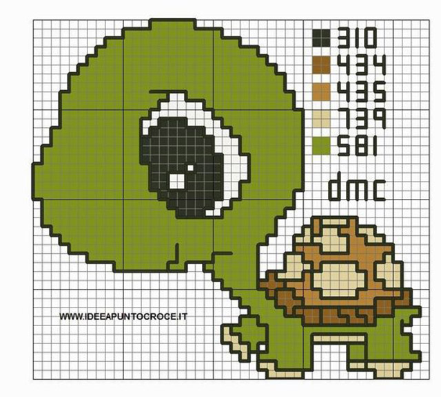 gráficos de ponto cruz infantil