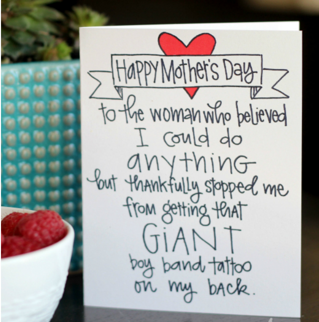 cartão para o dia das mães