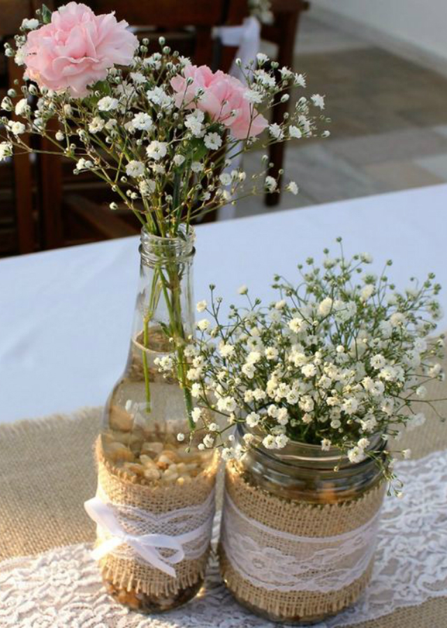 enfeite de mesa para casamento