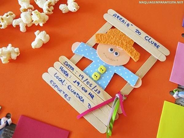 enfeite de festa junina com lata de leite ninho