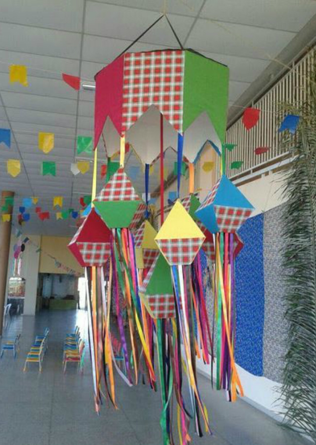 decoração festa junina simples barata