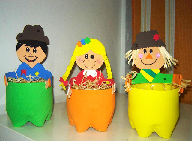 peneira decorada para festa junina