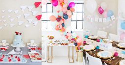 decoração para chá de bebê simples